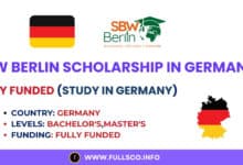 Image presenting SBW Berlin fully funded scholarship