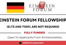 Einstein Fellowship 2026 fully funded in Germany