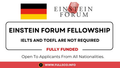 Einstein Fellowship 2026 fully funded in Germany