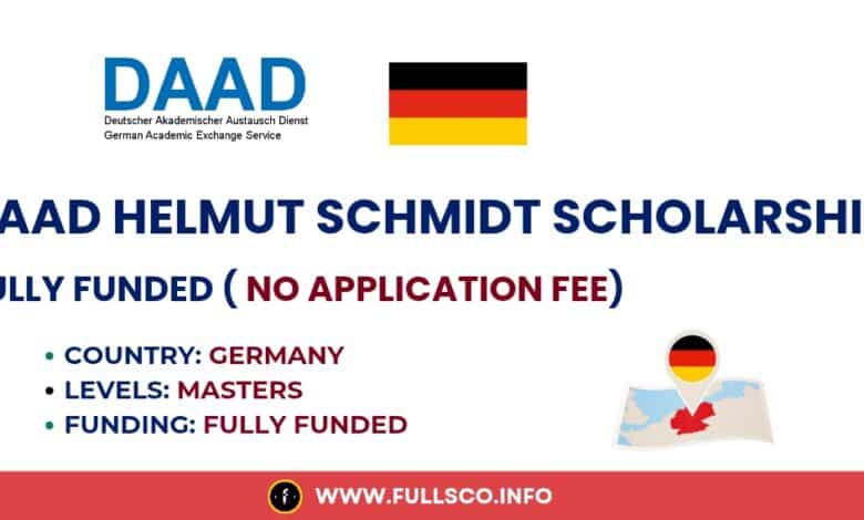 Image featuring DAAD Helmut Schmidt Scholarship