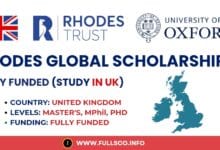 Image highlighting Rhodes Global Scholarship for study in the UK