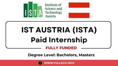 IST Austria paid internships program 2025 in Europe