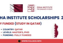 Image showcasing Doha Institute graduate scholarship opportunities