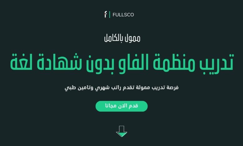 برنامج التدريب في الفاو