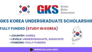Image showing GKS Undergraduate Scholarship Summary