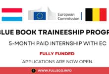 EC Blue Book fully funded traineeship program