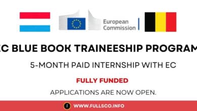 EC Blue Book fully funded traineeship program