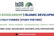IsDB Scholarship