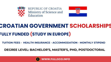 Image about Croatian Government fully funded scholarships for 2025