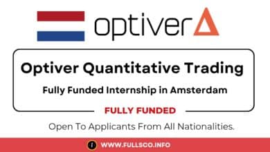 Optiver Quantitative Trading Internship 2025 in the Netherlands