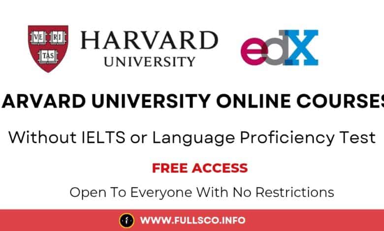 Harvard University free online courses for enrollment