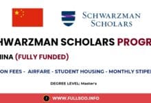 Schwarzman Scholars Program 2026-27 | Fully Funded