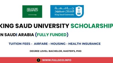 Image about King Saud University fully funded scholarships in Saudi Arabia for 2026.