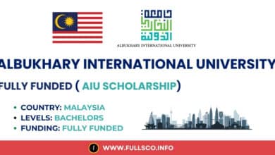 Image illustrating AIU Scholarship 2025 offer at Albukhary International University Malaysia.
