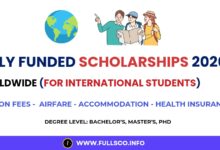 Image showing heading for fully funded scholarships in 2025 for study abroad opportunities without tuition fees.