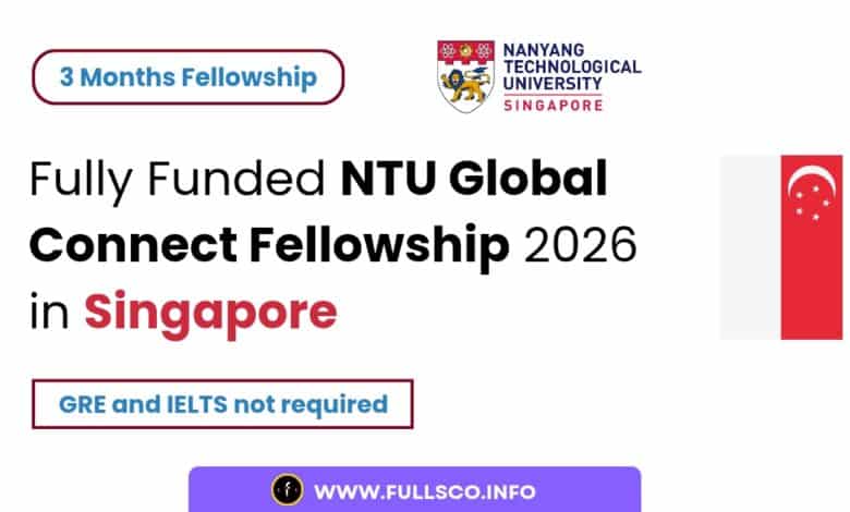 Image showing Fully Funded NTU Global Connect Fellowship in Singapore Details