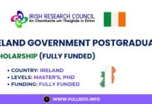 Image showing Ireland Government Postgraduate Scholarships Details